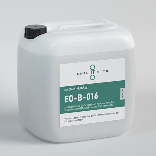 Alkoholbasierendes No Clean-Flussmittel EO-B-016, Multiflux, Kanister