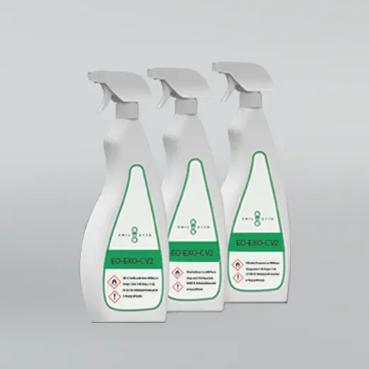 Abbildung Pumpsprühflasche Desinfektionsmittel EO-EXO-CV2