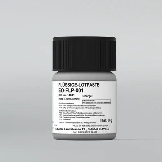 Abbildung 50 g Pinselflasche flüssige Lotpaste EO-FLP-001