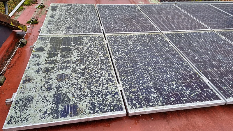 Verschmutze Solarpanele gehören Dank Drohne und effektiver Reinigungsmeiden der Vergangenheit an