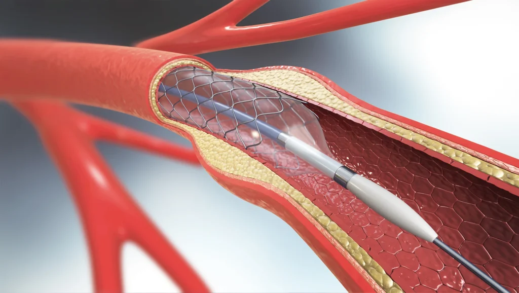 Einsatz von Nitinol in Stents und Kathetern