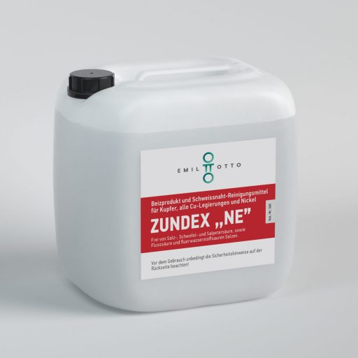 Beizprodukt Zundex NE für Kupfer, Cu-Legierungen und Nickel, Kanister