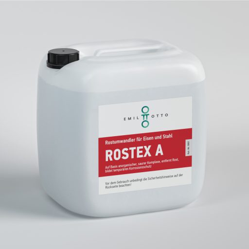 Kanisterabbildung 5 Liter ROSTEX A Rostumwandler für Stahl
