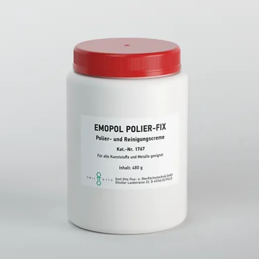 EMOPOL POLIER-FIX Polier-Reinigungscreme für Kunststoffe, Metalloberflächen aller Art, Schmuck, Werkzeug- und Maschinenbau, Dose