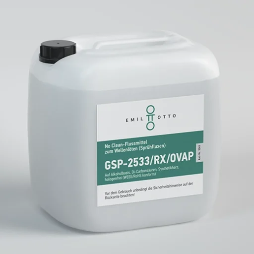 Kanisterabbildung 5l No Clean-Flussmittel GSP-2533/RX/OVAP