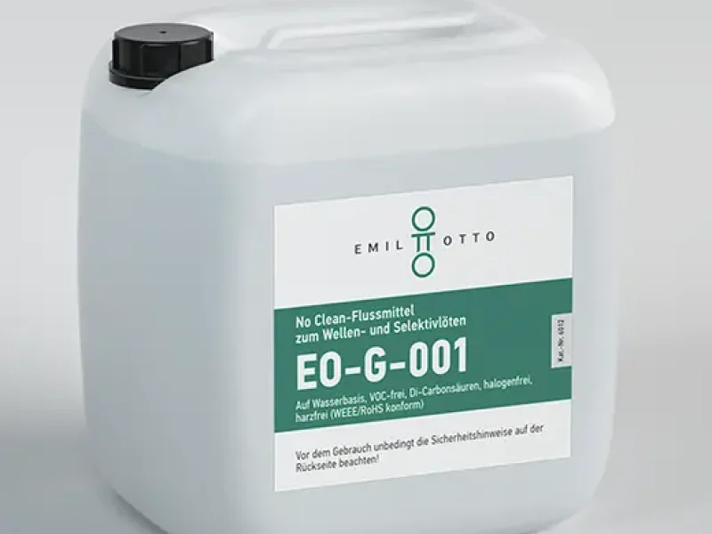 Kanisterabbildung 5 Liter No Clean-Flussmittel EO-G-001