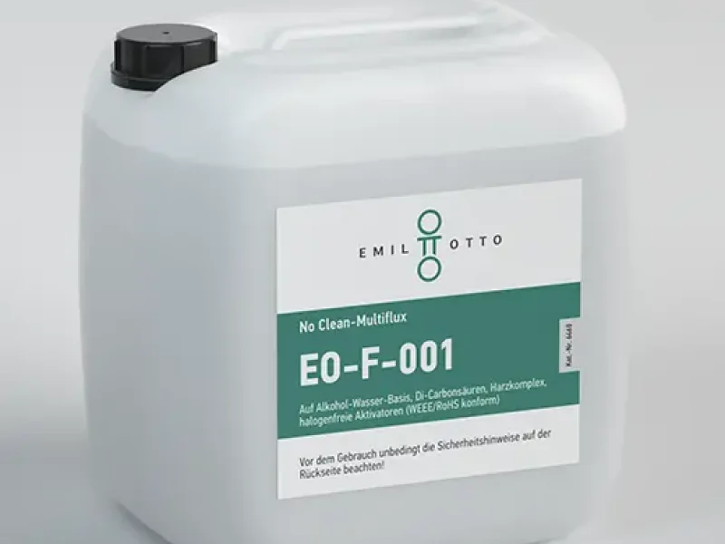 Kanisterabbildung 5 Liter Flussmittel EO-F-001, Hybrid