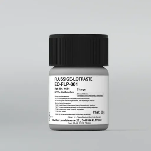 Abbildung 50 g Pinselflasche flüssige Lotpaste EO-FLP-001