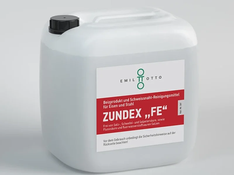 Beizprodukt Zundex FE für Eisen und Stahl, Kanister
