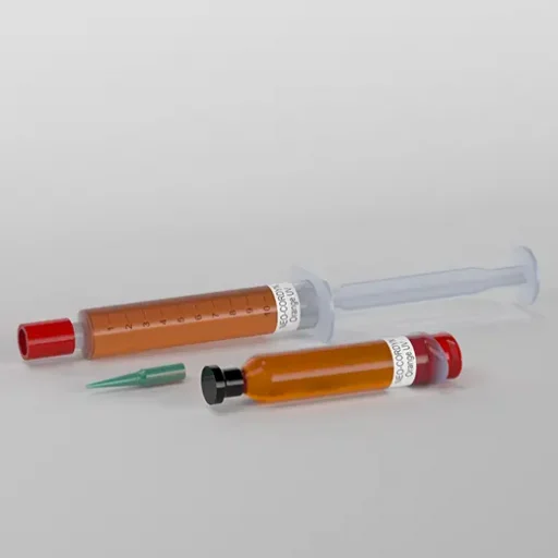Abbildung Dosierspritze Flussmittelpaste NEO-CORDYN Orange UV