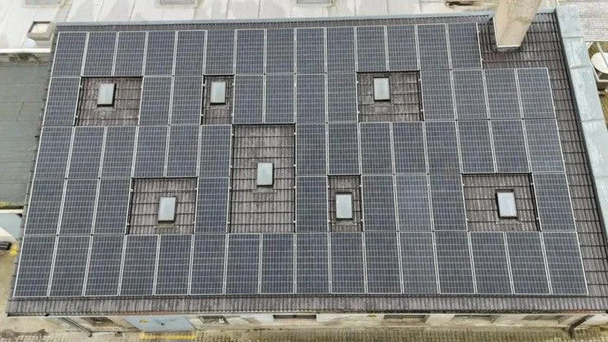 Solar panels Production building Emil Otto